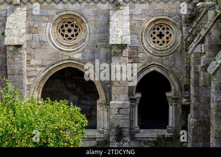 claustro, construcido entre 1317 y 1340, estilo Gótico, catedral de Évora, Basílica Sé Catedral de Nossa Senhora da Assunção, Évora, Alentejo, Portuga Banque D'Images