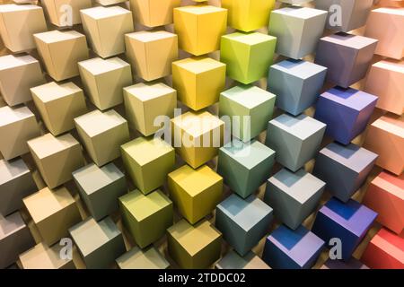 Blocs colorés Banque D'Images