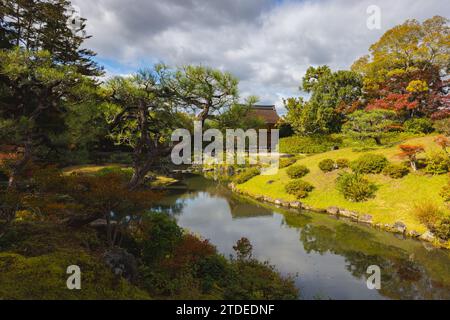 Jardin Isuien à Nara.le jardin est de styl japonais traditionnel Banque D'Images