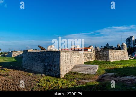 Château de la Havane de la Force royale (Castillo de la Real Fuerza), site du patrimoine mondial de l'UNESCO, la Havane, Cuba, Antilles, Amérique centrale Banque D'Images