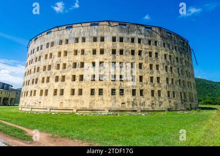 Presidio Modelo, prison modèle au design panoptique, Isla de la Juventud (île de la Jeunesse), Cuba, Antilles, Amérique centrale Banque D'Images