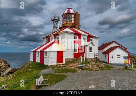 Phare de Cape Bonavista, péninsule de Bonavista, Terre-Neuve, Canada, Amérique du Nord Banque D'Images