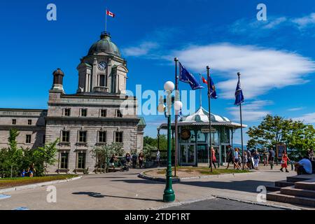 Louis S. St. Édifice Laurent, Vieux-Québec, site du patrimoine mondial de l'UNESCO, Québec, Québec, Canada, Amérique du Nord Banque D'Images