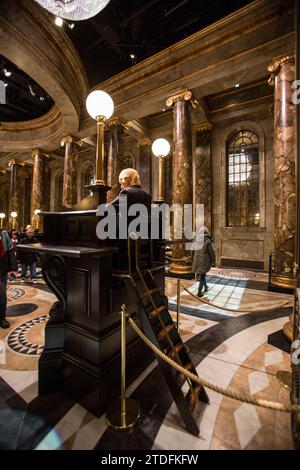 Harry Potter, Gringott Bank, Warner Studios London Banque D'Images