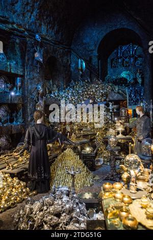 Harry Potter, Gringott Bank, Warner Studios London Banque D'Images