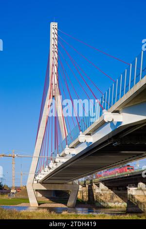 Nouveau pont Elbe Niederwartha Banque D'Images