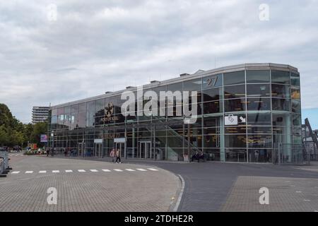 Le terminal de croisière Ostseekai à Kiel, Allemagne. Banque D'Images
