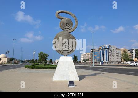 Corniche Road à Jeddah en Arabie Saoudite Banque D'Images