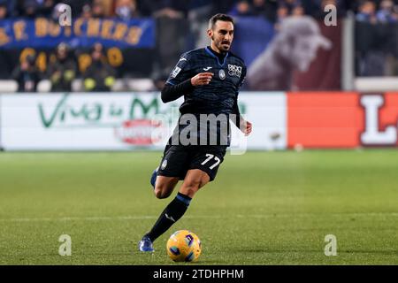 Bergame, Italie, 18 décembre 2023. Lors du match de football Serie A entre Atalanta et Salernitana au Gewiss Stadium le 18 décembre 2023 à Bergame, Italie. Crédit : Stefano Nicoli/Speed Media/Alamy Live News Banque D'Images