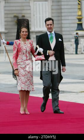 05/21/2004. Madrid 5-22-04.-Royal Cathedral mariage.-photo Ernesto Agudo. Crédit : Album / Archivo ABC / Ernesto Agudo Banque D'Images