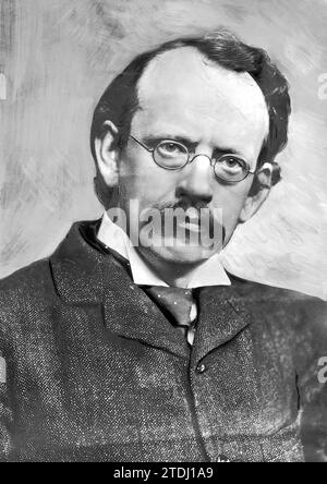 Joséph John Thompson, prix Nobel de chimie en 1906. Crédit : Album / Archivo ABC Banque D'Images