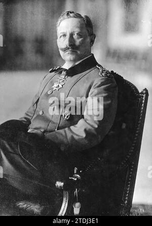 12/31/1929. Guillaume II, dernier empereur d'Allemagne et roi de Prusse. Né en 1859, il était monté sur le trône en 1888. Le 9 octobre 1918, après la perte de la première Guerre mondiale, il abdiqua, à la demande du chancelier, le prince Max de Baden, la couronne impériale et se retira au château de Doorn, en Hollande. , où il mourut en 1941. Crédit : Album / Archivo ABC Banque D'Images