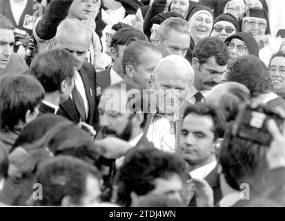 10/31/1982. Voyage de Jean-Paul II à Madrid. Crédit : Album / Archivo ABC / Jaime Pato Banque D'Images