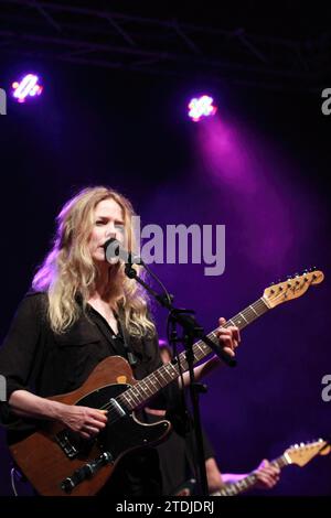 Séville, 08/20/2015. Concert de Christina Rosenvinge à Noctruama. Photo : Rocío Ruz Archsev. Crédit : Album / Archivo ABC / Rocío Ruz Banque D'Images