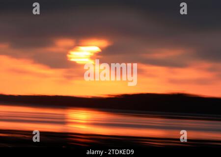 ICM Trick photographie art, pour les tirages d'art et les arrière-plans abstraits. Banque D'Images