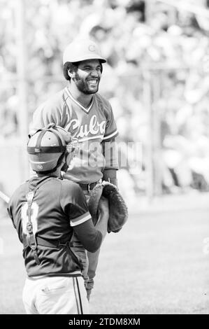 Championnats du monde de baseball Cuba-Porto Rico 1986, 20-07-1986, Whizgle News from the Past, taillé pour l'avenir. Explorez les récits historiques, l'image de l'agence néerlandaise avec une perspective moderne, comblant le fossé entre les événements d'hier et les perspectives de demain. Un voyage intemporel façonnant les histoires qui façonnent notre avenir Banque D'Images