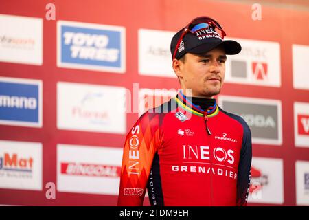 Tom Pidcock (GBR), coupe du monde de Cyclocross UCI 2023, Namur (bel), 17.12.2023 Banque D'Images