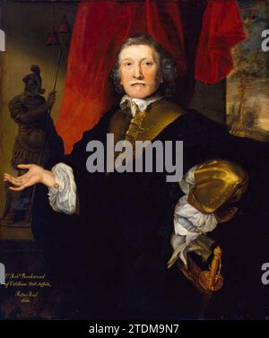 Sir Robert Rookwood, portrait à l'huile sur toile de John Michael Wright, 1660 Banque D'Images