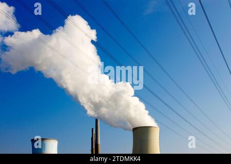 Krotzenburg,Braunkohlekraftwerk Staudinger,Klimaschutz,Klimaerwärmung,Klimaerwaermung,Treibhausgas,Treibhausgase,CO2,Kohlekraftwerk,Kraftwerk,Energie, Banque D'Images