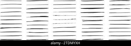 Soulignez les lignes de griffage définir l'illustration vectorielle Illustration de Vecteur