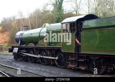 Locomotive à vapeur GWR 4930 Hagley Hall Banque D'Images