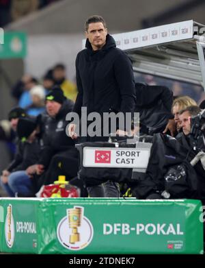 Stuttgart, Deutschland. 06 décembre 2023. Firo : 06.12.2023, football, football, DFB Cup, saison 2023/2024, tour de 16, VfB Stuttgart - BVB, Borussia Dortmund directeur sportif Sebastian KEHL, BVB, déception crédit : dpa/Alamy Live News Banque D'Images