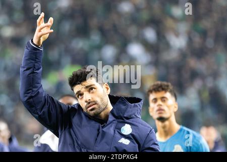 Lisbonne, Portugal. 18 décembre 2023. 18 décembre 2023. Lisbonne, Portugal. L'attaquant iranien Mehdi Taremi (9) en action lors du match de la Journée 14 de Liga Portugal BetClic, Sporting CP vs FC Porto crédit : Alexandre de Sousa/Alamy Live Newsz crédit : Alexandre de Sousa/Alamy Live News Banque D'Images