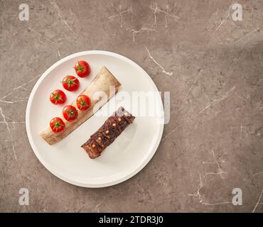 Cuisine chinoise : côtes braisées, steak de côtes de bœuf Banque D'Images