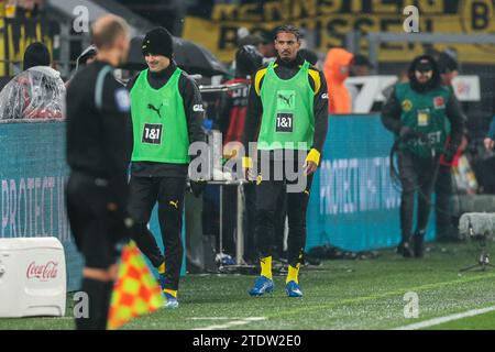 Dortmund, Deutschland. 19 décembre 2023. 19.12.2023, Fussball, saison 2023/2024, 1. Bundesliga, 16. Spieltag, Borussia Dortmund - FSV Mainz 05, Sebastien Haller (Borussia Dortmund), Foto : Dennis Ewert/RHR-FOTO/dpa/Alamy Live News Banque D'Images