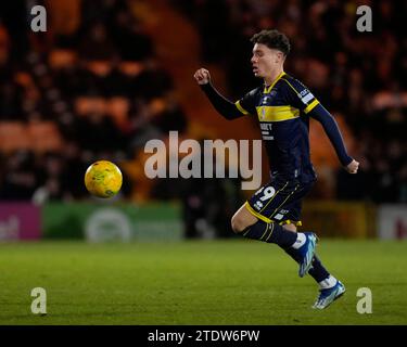 Burslem, Royaume-Uni. 31 août 2023. Law McCabe #49 de Middlesbrough lors du match de finale de la Carabao Cup Port Vale vs Middlesbrough à Vale Park, Burslem, Royaume-Uni, le 19 décembre 2023 (photo Steve Flynn/News Images) à Burslem, Royaume-Uni le 8/31/2023. (Photo Steve Flynn/News Images/Sipa USA) crédit : SIPA USA/Alamy Live News Banque D'Images