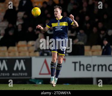 Burslem, Royaume-Uni. 31 août 2023. Lukas Engel #27 de Middlesbrough lors du match de quart de finale de la Carabao Cup Port Vale vs Middlesbrough à Vale Park, Burslem, Royaume-Uni, le 19 décembre 2023 (photo Steve Flynn/News Images) à Burslem, Royaume-Uni le 8/31/2023. (Photo Steve Flynn/News Images/Sipa USA) crédit : SIPA USA/Alamy Live News Banque D'Images