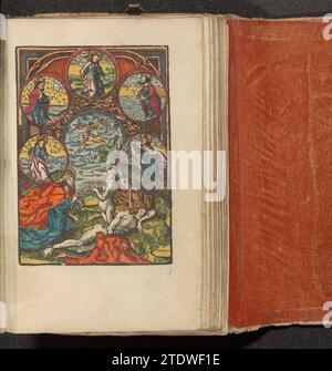 Création, c. 1530 les six jours de la création dépeignent. Central est le sixième jour où Dieu a créé l'homme. Dieu le Père se tient avec un globe dans sa main et crée Eva à partir de la côte de l'Adam endormi. Dans les cercles de Dieu le Père et de ses créations du premier au cinquième jour de la création. L'impression fait partie d'un livre. Amsterdam paper les six jours de la création dépeignent. Central est le sixième jour où Dieu a créé l'homme. Dieu le Père se tient avec un globe dans sa main et crée Eva à partir de la côte de l'Adam endormi. Dans les cercles de Dieu le Père et de ses créations du premier au cinquième jour de la créatio Banque D'Images
