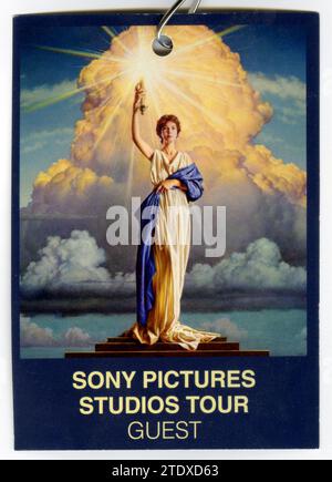 Sony Studios, visite, pass, invité, Banque D'Images