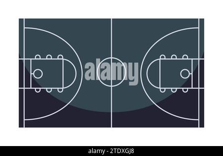 Elément de jeu de basket-ball vectoriel Illustration de Vecteur