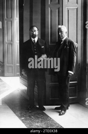 03/20/1931. Dans les galeries du palais de justice pendant une pause du conseil de guerre contre les manifestants du manifeste révolutionnaire. Crédit : Album / Archivo ABC Banque D'Images