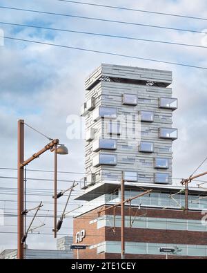 Copenhague, Danemark - Charlotte Tower immeuble par Lundgaard & Tranberg Arkitekter Banque D'Images