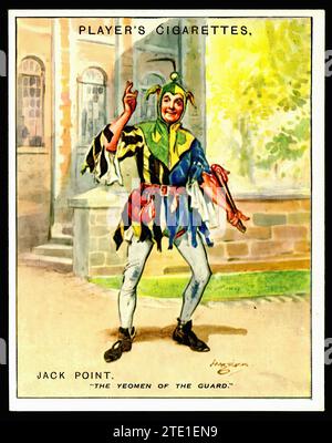 Jack point - Illustration de carte de cigarette vintage Banque D'Images