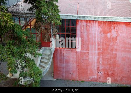 Museo Casa ; Estudio, Diego Rivera et Frida Kahlo Studio et Maison à Mexico, Mexique Banque D'Images