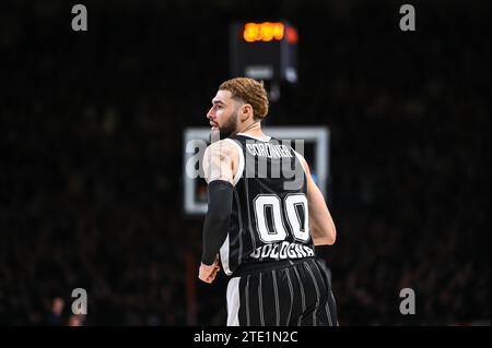 Bologne, Lombardie, Italie. 19 décembre 2023. 00 ISAIA CORDINIER de Virtus Segafredo Bologne lors de l'Euroleague, Round 15, match entre Virtus Segafredo Bologne et Olympiacos Pirée à Virtus Segafredo Arena le 19 décembre 2023, à Bologne, Italie. (Image de crédit : © Stefanos Kyriazis/ZUMA Press Wire) USAGE ÉDITORIAL SEULEMENT! Non destiné à UN USAGE commercial ! Banque D'Images