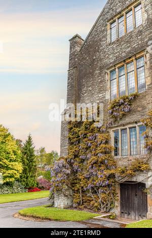 Buckland Abbey et jardins, un 700-year-old house in Buckland Monachorum, près de Tavistock, Devon, Angleterre Banque D'Images