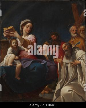 Madone et enfant avec Saints 2007 de Ludovico Carracci Banque D'Images