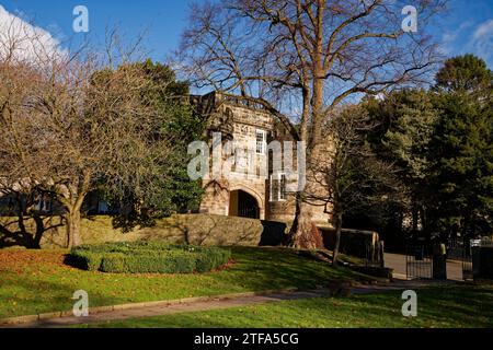 Skipton Castle Gateway Banque D'Images