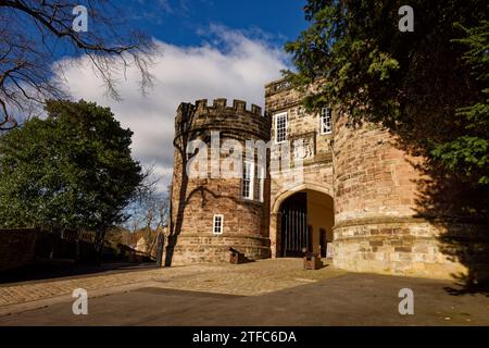 Skipton Castle Gateway Banque D'Images