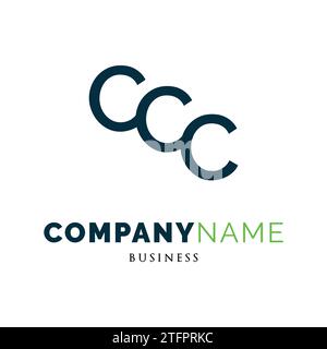 Lettre initiale CCC Icon logo modèle de conception Illustration de Vecteur