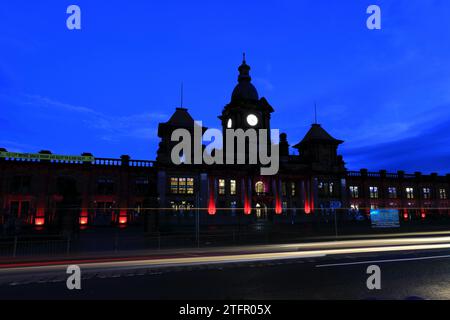 L'ancienne Argyll Motor Works, ville d'Alexandria, West Dunbartonshire, Écosse, utilisée actuellement comme Lomond Galleries, est une ancienne usine automobile. Banque D'Images