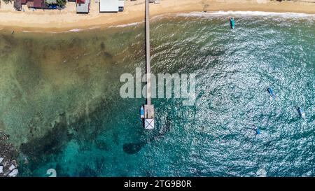 Vue aérienne de l'île de Tioman en Malaisie Banque D'Images