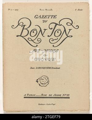 Gazette de bon ton. Art, modes et frivolités, 1923, n° 5, 1923 Modetijdschrift : Gazette du bon ton : Art, modes et frivolités, n° 5-1923, 6e année. Fondateur Lucien Vogel. (vol. 6, nr. 5 (1923) incomplet) Paris impression typographique papier Modetijdschrift : Gazette du bon ton : Art, modes et frivolités, n° 5-1923, 6e année. Fondateur Lucien Vogel. (vol. 6, nr. 5 (1923) incomplet) impression typographique papier Paris Banque D'Images