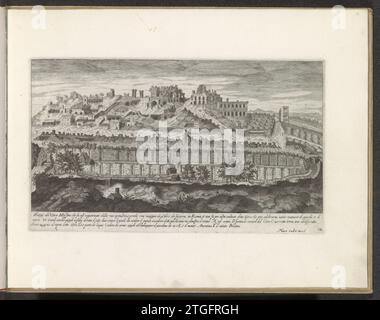 Circus Maximus, 1624 - 1650 Circus Maximus, construit dans la vallée entre Palatijn et Aventin. En outre, une partie d'un aqueduc appelé Aqua Craba. Dans la marge inférieure trois lignes de texte en italien. L'impression fait partie d'un album. Prague gravure sur papier / gravure Palatijn. Aventijn. Circus Maximus. Water Crabra Circus Maximus, construit dans la vallée entre Palatijn et Aventin. En outre, une partie d'un aqueduc appelé Aqua Craba. Dans la marge inférieure trois lignes de texte en italien. L'impression fait partie d'un album. Prague gravure sur papier / gravure Palatijn. Aventijn. Circus Maximus. Wat Banque D'Images