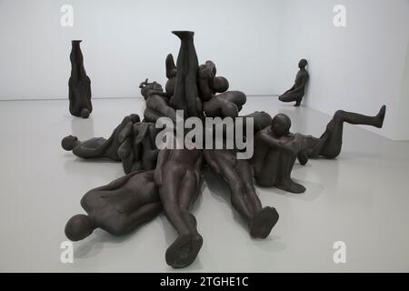L'exposition Critical Mass du sculpteur britannique Antony Gormley au Musée Rodin à Paris Banque D'Images