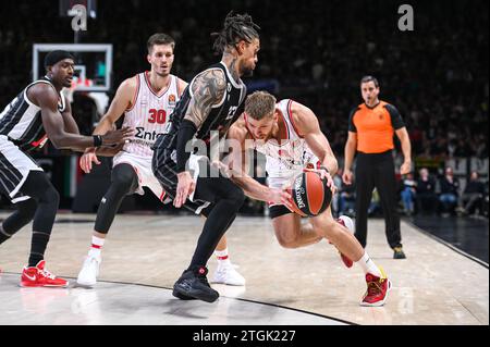 Bologne, Lombardie, Italie. 19 décembre 2023. 0 THOMAS WALKUP de l'Olympiacos Piraeus lors de l'Euroleague, Round 15, match entre Virtus Segafredo Bologne et Olympiacos Piraeus à Virtus Segafredo Arena le 19 décembre 2023, à Bologne, Italie. (Image de crédit : © Stefanos Kyriazis/ZUMA Press Wire) USAGE ÉDITORIAL SEULEMENT! Non destiné à UN USAGE commercial ! Banque D'Images